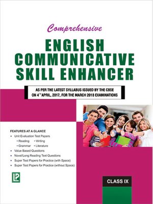 cover image of Comprehensive English Communicative Skill Enhancer IX Term-I & II 
